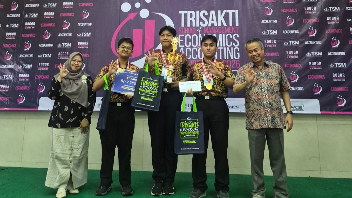 Konsisten Juara, Siswa SMAN 3 Bogor Dapat Beasiswa Universitas Trisakti