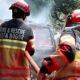 Mobil Bermuatan 8 Jeriken Bensin Terbakar di Mulyaharja, 2 Orang Terluka