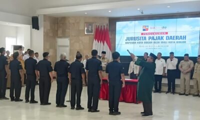 Lantik Jurusita Pajak Daerah, Pemkot Bogor Targetkan Tagih Rp120 Miliar