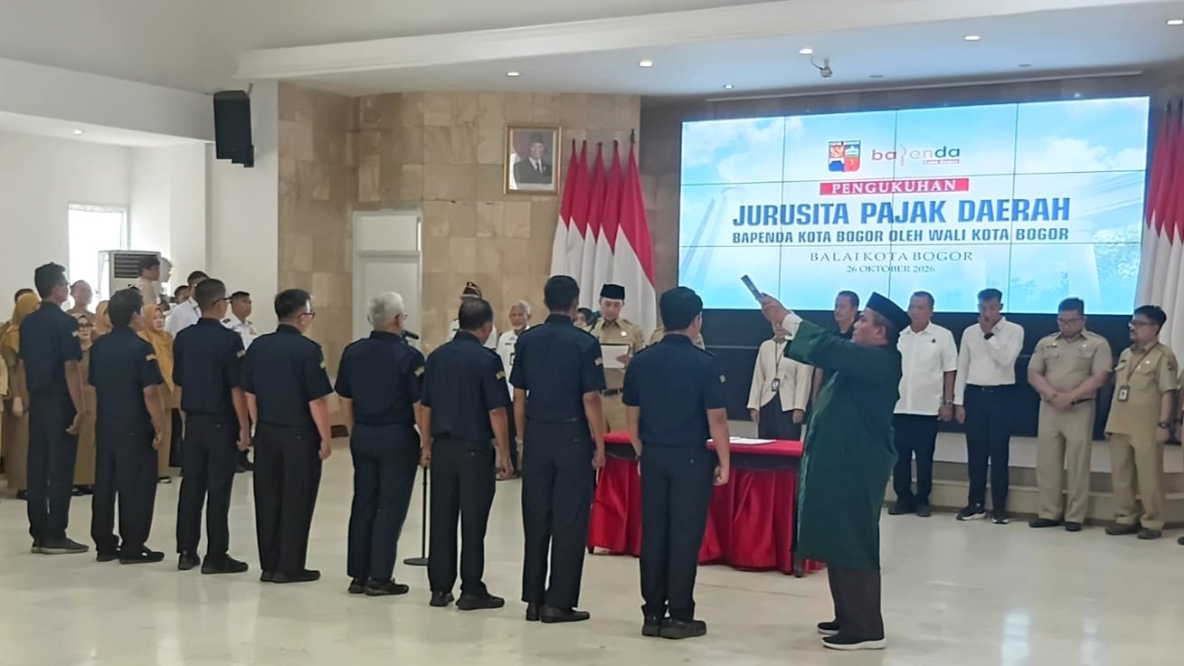 Lantik Jurusita Pajak Daerah, Pemkot Bogor Targetkan Tagih Rp120 Miliar